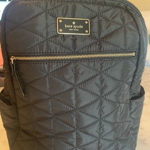 New Kate Spade quilted back pack
